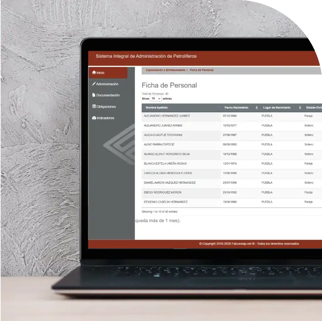 Cumplimiento normativo desde una plataforma